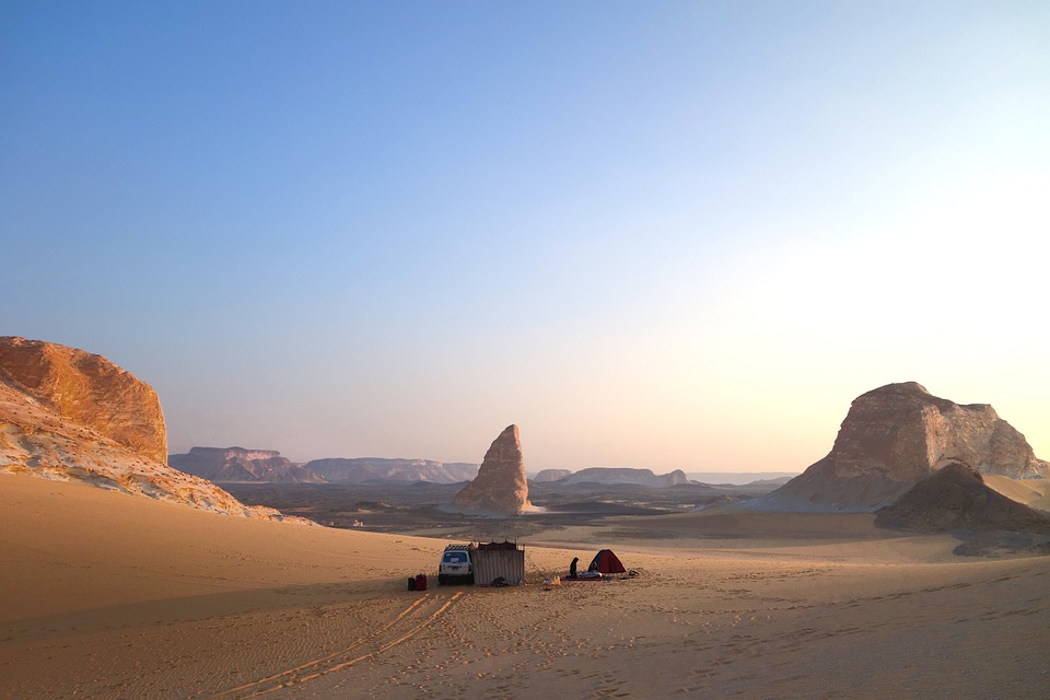 Camping in The Desert
